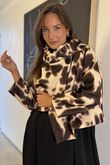 Cori Cropped Jacket Inky Naturals